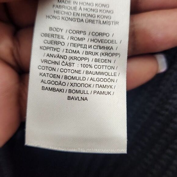 Lauren Ralph Lauren Sweater Women XS Black Ribbed Cotton Black Label Long Sleeve - Picture 6 of 7